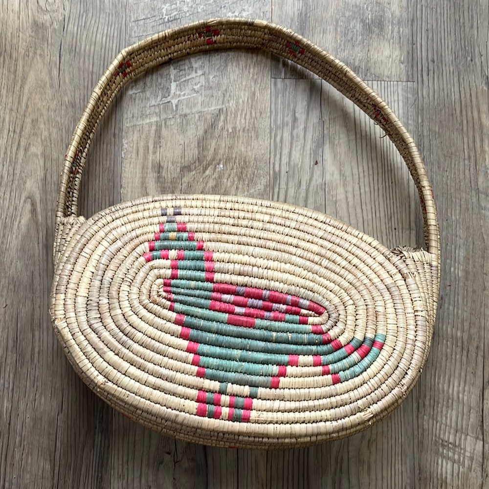 Vintage Woven Basket Purse